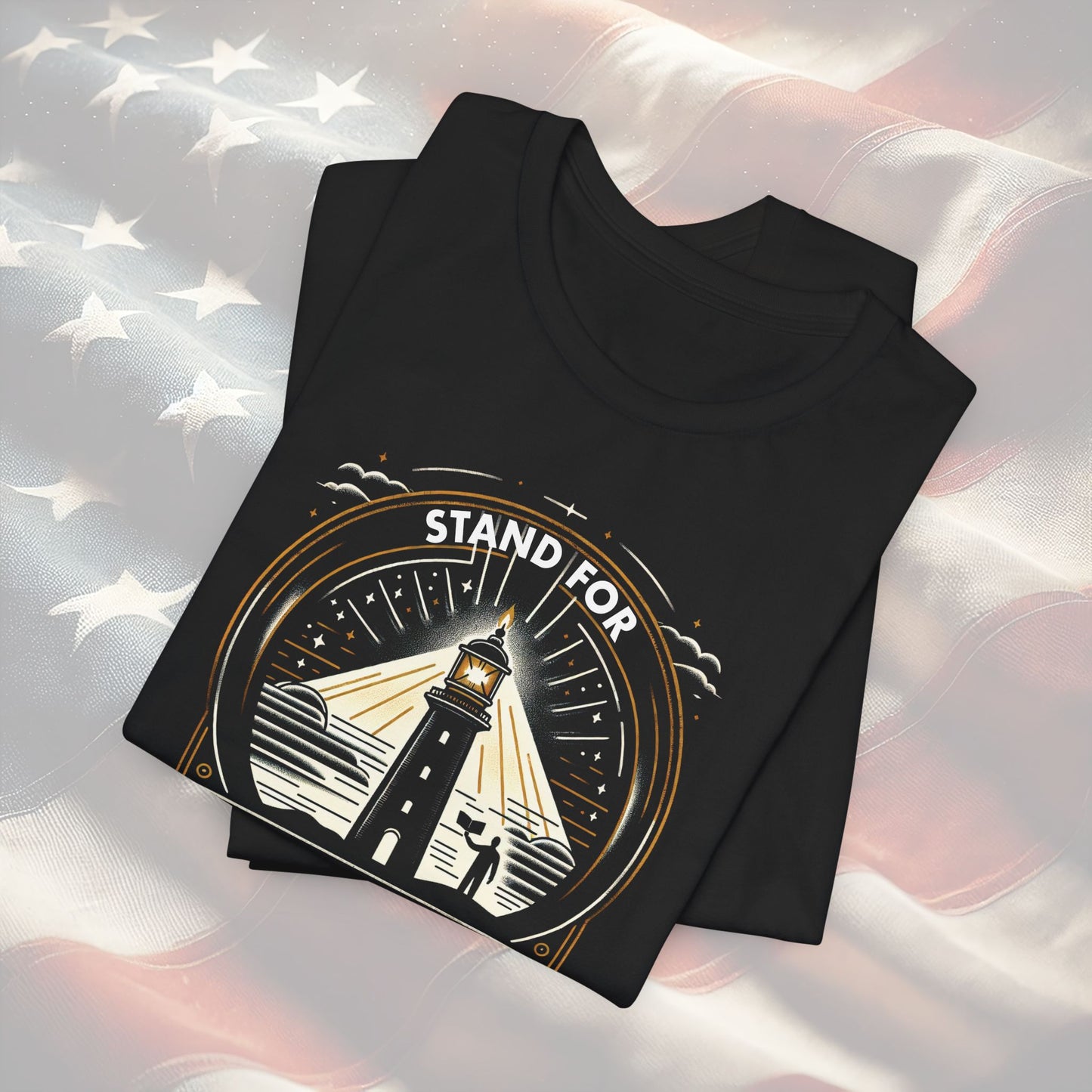Stand for Truth Unisex T-Shirt - Lighthouse Graphic, Inspirational Activism Tee, Gift for Truth Seekers, Inauguration Day Statement