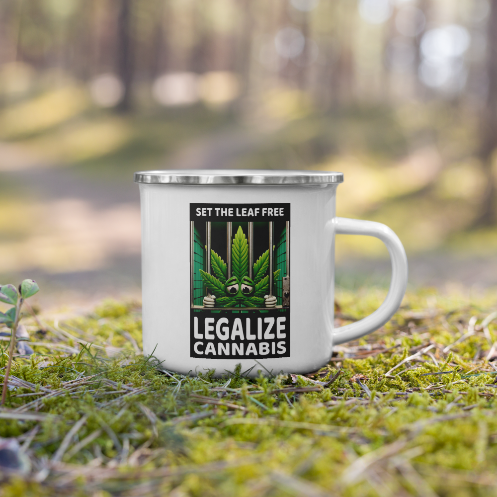 Set the Leaf Free Enamel Mug